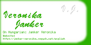 veronika janker business card